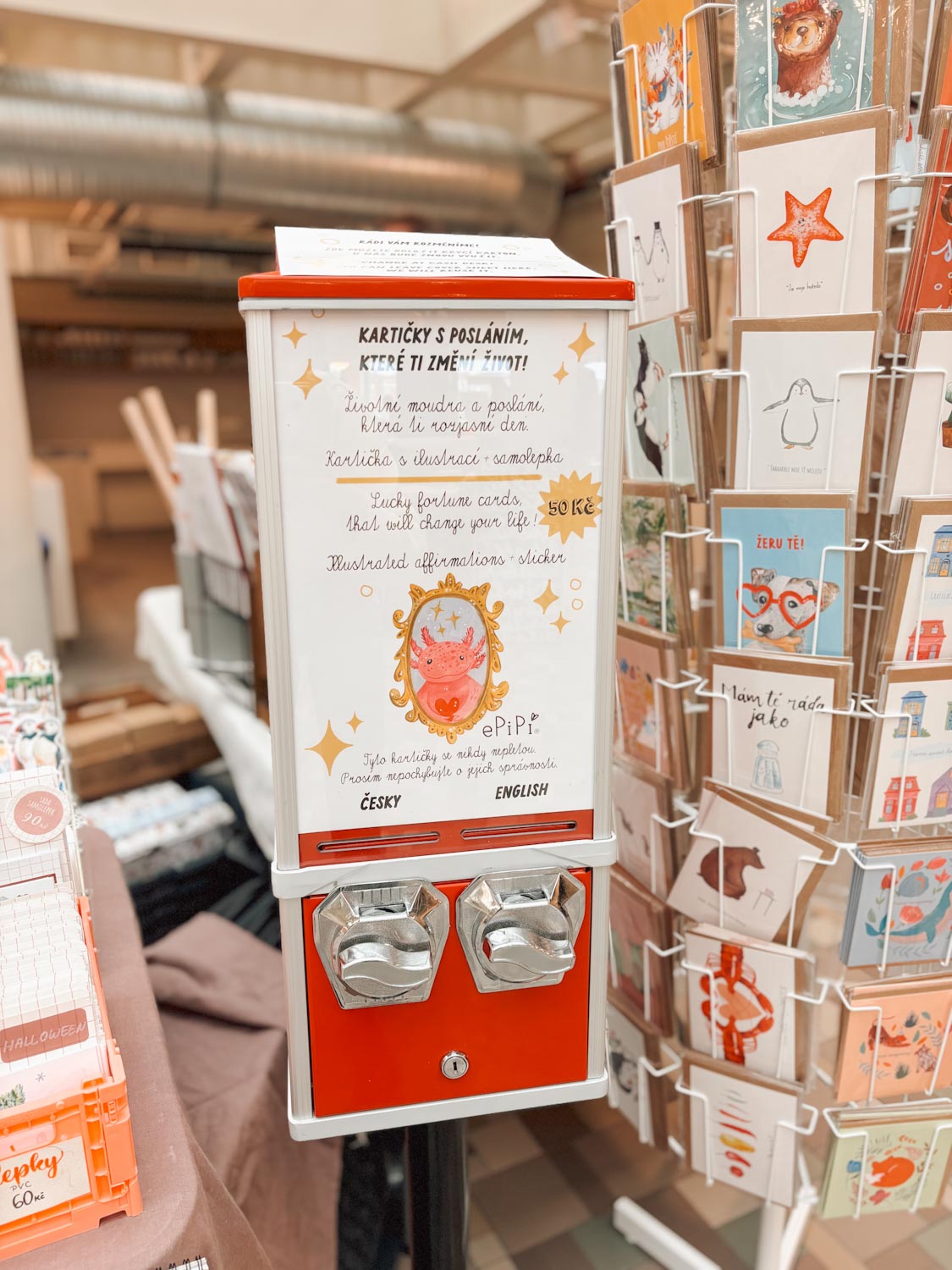 Vytočte si štěstíčko: Automat plný radosti, inspirace a poslání